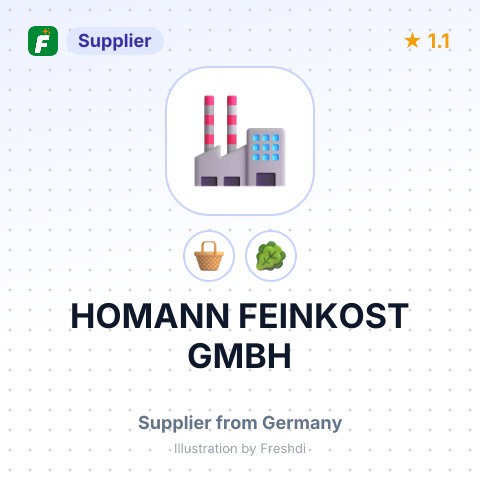 HOMANN FEINKOST GMBH – summary card, no photo uploaded yet