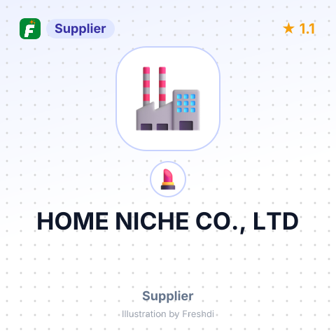HOME NICHE CO., LTD – summary card, no photo uploaded yet