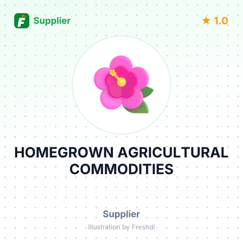 HOMEGROWN AGRICULTURAL COMMODITIES – summary card, no photo uploaded yet