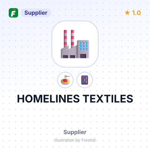 HOMELINES TEXTILES – summary card, no photo uploaded yet