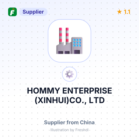 HOMMY ENTERPRISE (XINHUI)CO., LTD – summary card, no photo uploaded yet