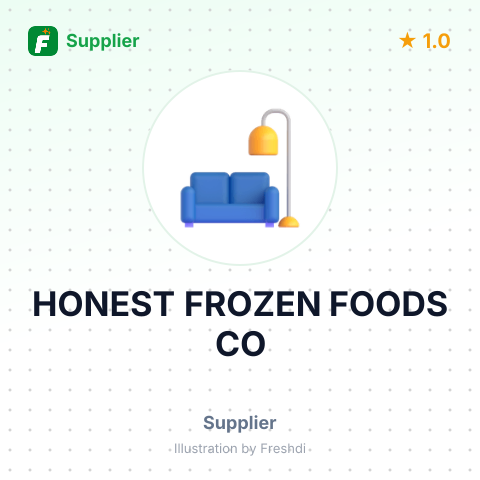 HONEST FROZEN FOODS CO – summary card, no photo uploaded yet