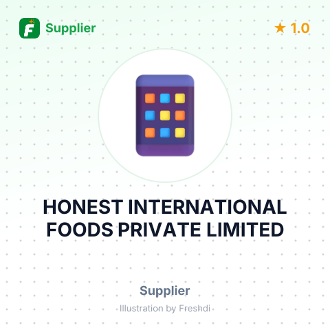 HONEST INTERNATIONAL FOODS PRIVATE LIMITED – summary card, no photo uploaded yet