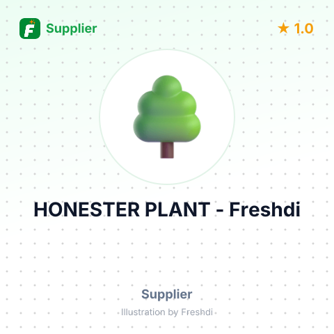 HONESTER PLANT – summary card, no photo uploaded yet