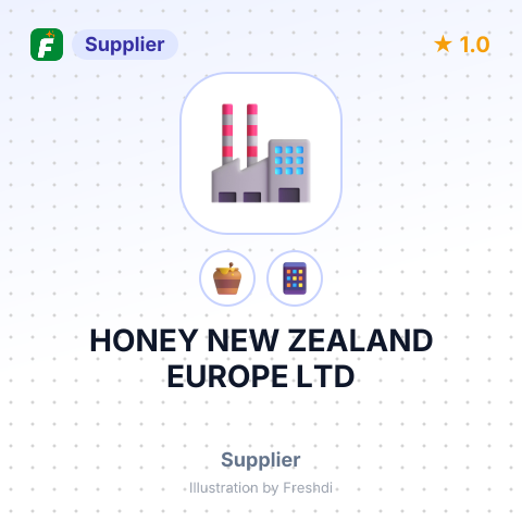 HONEY NEW ZEALAND EUROPE LTD – summary card, no photo uploaded yet