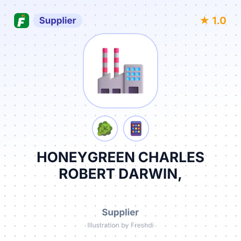 HONEYGREEN CHARLES ROBERT DARWIN, – summary card, no photo uploaded yet