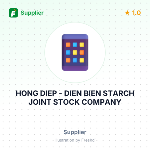 HONG DIEP - DIEN BIEN STARCH JOINT STOCK COMPANY – summary card, no photo uploaded yet