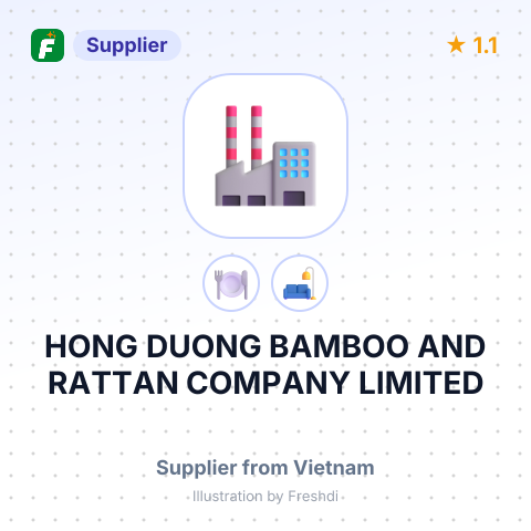 HONG DUONG BAMBOO AND RATTAN COMPANY LIMITED – summary card, no photo uploaded yet