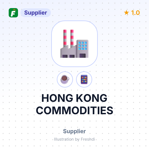 HONG KONG COMMODITIES – summary card, no photo uploaded yet