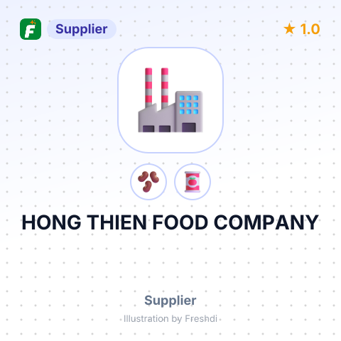 HONG THIEN FOOD COMPANY – summary card, no photo uploaded yet