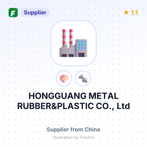 HONGGUANG METAL RUBBER&PLASTIC CO., Ltd – summary card, no photo uploaded yet