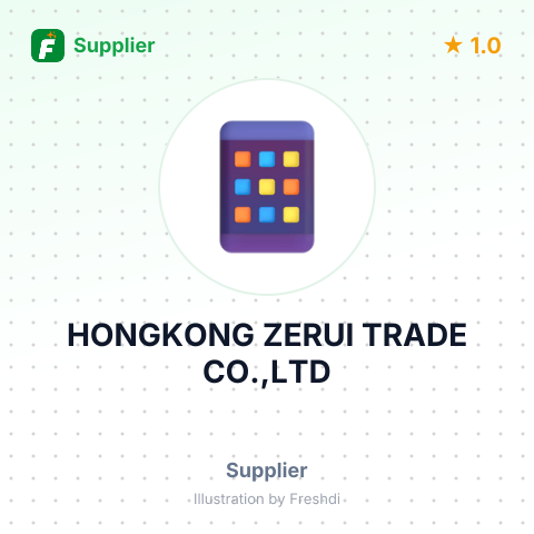 HONGKONG ZERUI TRADE CO.,LTD – summary card, no photo uploaded yet