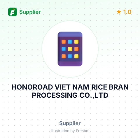 HONOROAD VIET NAM RICE BRAN PROCESSING CO.,LTD – summary card, no photo uploaded yet