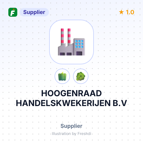 HOOGENRAAD HANDELSKWEKERIJEN B.V – summary card, no photo uploaded yet