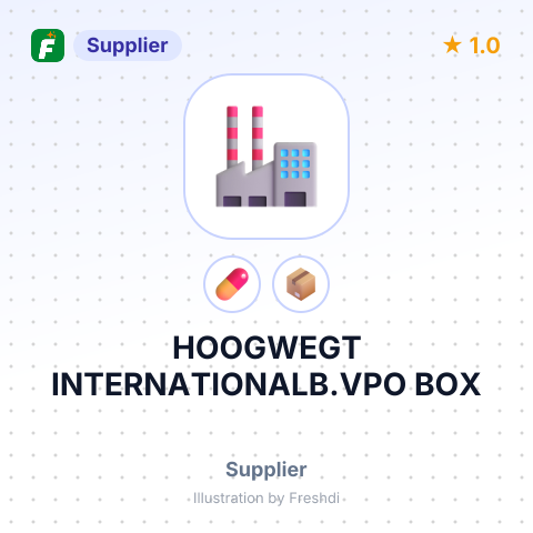 HOOGWEGT INTERNATIONALB.VPO BOX – summary card, no photo uploaded yet