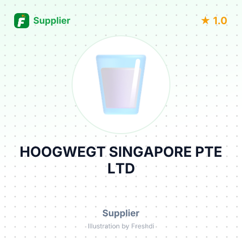 HOOGWEGT SINGAPORE PTE LTD – summary card, no photo uploaded yet