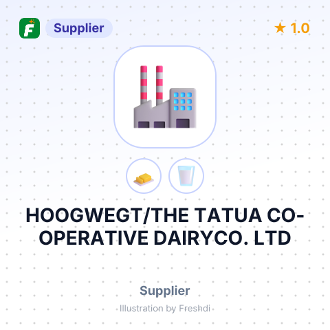 HOOGWEGT/THE TATUA CO-OPERATIVE DAIRYCO. LTD – summary card, no photo uploaded yet