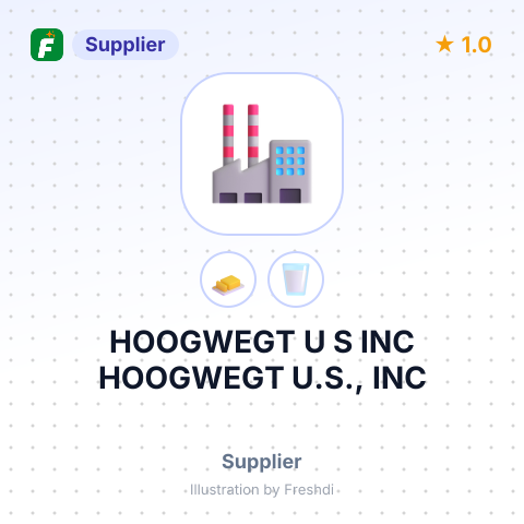 HOOGWEGT U S INC HOOGWEGT U.S., INC – summary card, no photo uploaded yet