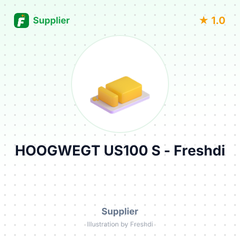 HOOGWEGT US100 S – summary card, no photo uploaded yet