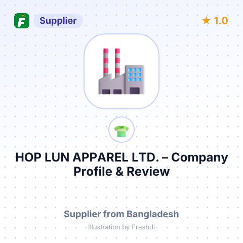 HOP LUN APPAREL LTD. – summary card, no photo uploaded yet