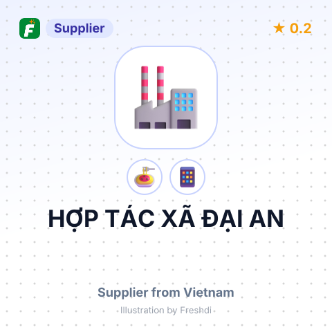 HỢP TÁC XÃ ĐẠI AN – summary card, no photo uploaded yet