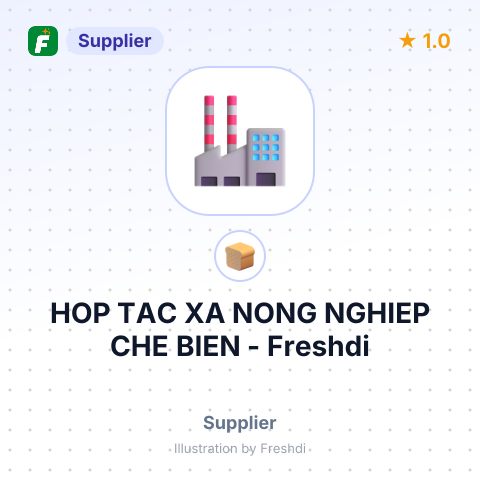 HOP TAC XA NONG NGHIEP CHE BIEN – summary card, no photo uploaded yet