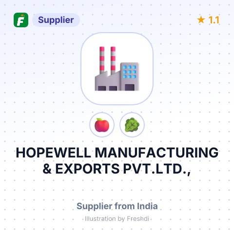 HOPEWELL MANUFACTURING & EXPORTS PVT.LTD., – summary card, no photo uploaded yet