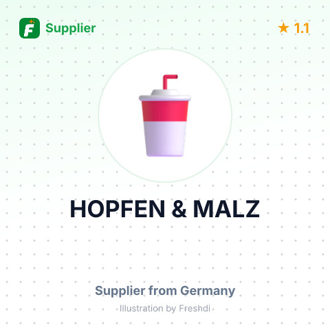 HOPFEN & MALZ – summary card, no photo uploaded yet