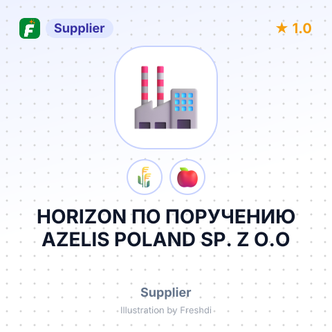 HORIZON ПО ПОРУЧЕНИЮ AZELIS POLAND SP. Z O.O – summary card, no photo uploaded yet