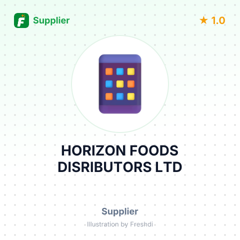 HORIZON FOODS DISRIBUTORS LTD – summary card, no photo uploaded yet