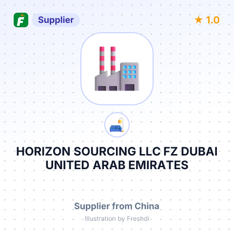 HORIZON SOURCING LLC FZ DUBAI UNITED ARAB EMIRATES – summary card, no photo uploaded yet