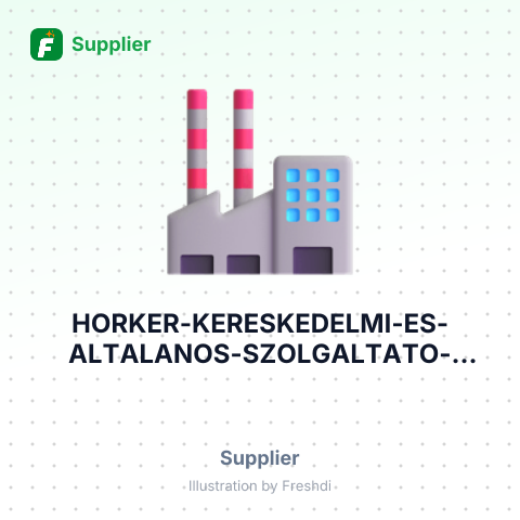 HORKER KERESKEDELMI ÉS ÁLTALÁNOS SZOLGÁLTATÓ KORLÁTOLT FELELÕSSÉGÛ TÁRSASÁG – summary card, no photo uploaded yet