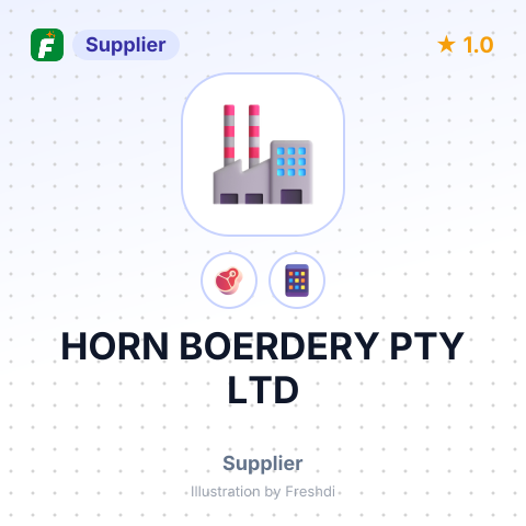 HORN BOERDERY PTY LTD – summary card, no photo uploaded yet