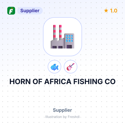 HORN OF AFRICA FISHING CO – summary card, no photo uploaded yet