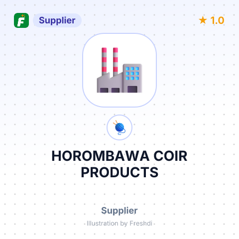 HOROMBAWA COIR PRODUCTS – summary card, no photo uploaded yet