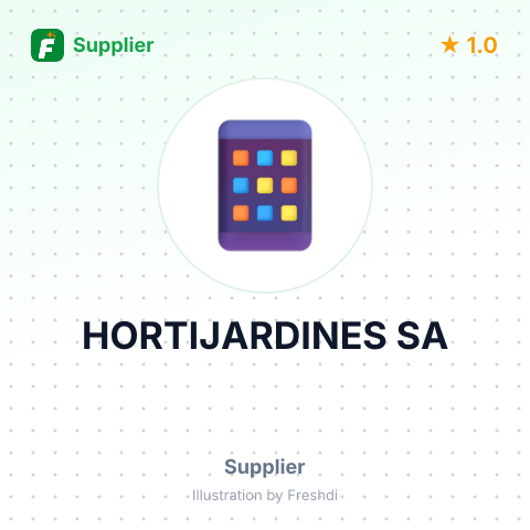 HORTIJARDINES SA – summary card, no photo uploaded yet