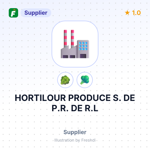 HORTILOUR PRODUCE S. DE P.R. DE R.L – summary card, no photo uploaded yet