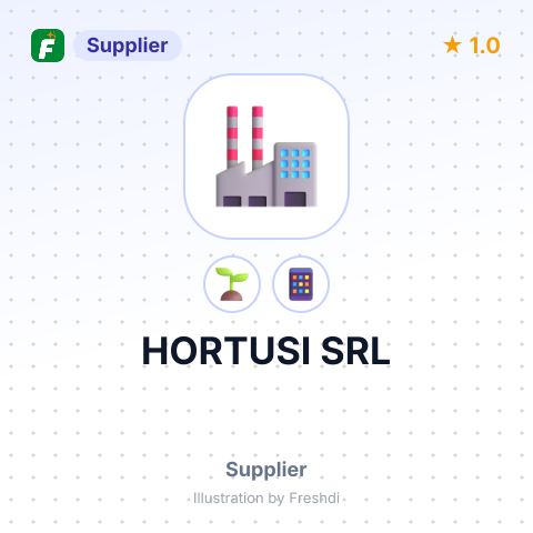 HORTUSI SRL – summary card, no photo uploaded yet