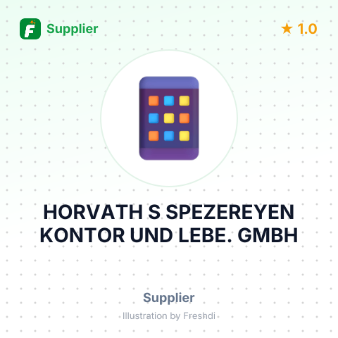 HORVATH S SPEZEREYEN KONTOR UND LEBE. GMBH – summary card, no photo uploaded yet