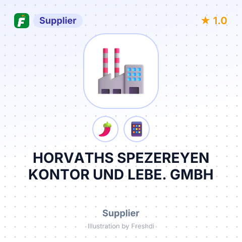 HORVATHS SPEZEREYEN KONTOR UND LEBE. GMBH – summary card, no photo uploaded yet