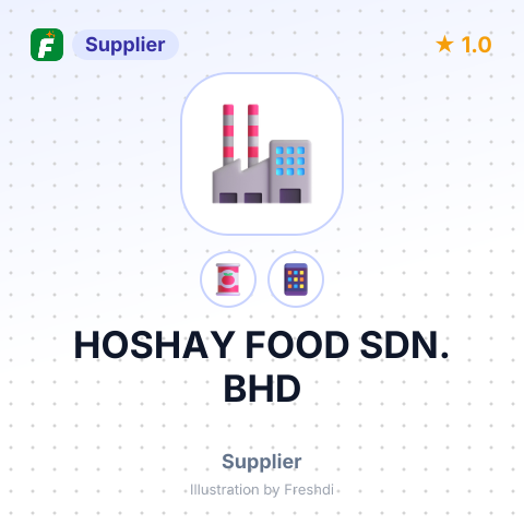 HOSHAY FOOD SDN. BHD – summary card, no photo uploaded yet