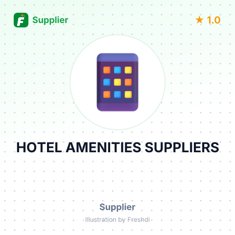 HOTEL AMENITIES SUPPLIERS – summary card, no photo uploaded yet
