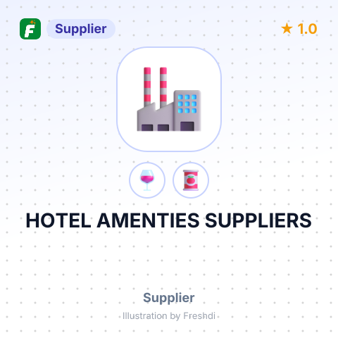 HOTEL AMENTIES SUPPLIERS – summary card, no photo uploaded yet