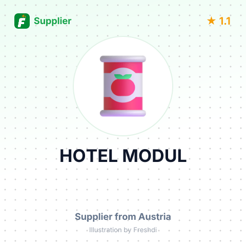 HOTEL MODUL – summary card, no photo uploaded yet