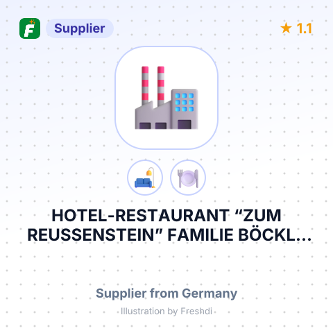 HOTEL-RESTAURANT “ZUM REUSSENSTEIN” FAMILIE BÖCKLE GMBH – summary card, no photo uploaded yet