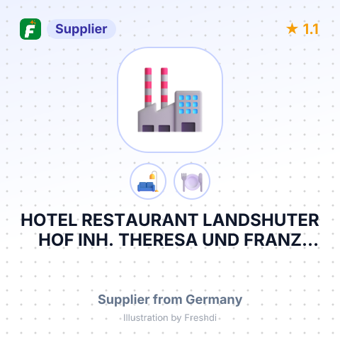 HOTEL RESTAURANT LANDSHUTER HOF INH. THERESA UND FRANZ HOPPER – summary card, no photo uploaded yet
