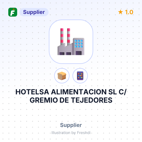 HOTELSA ALIMENTACION SL C/ GREMIO DE TEJEDORES – summary card, no photo uploaded yet