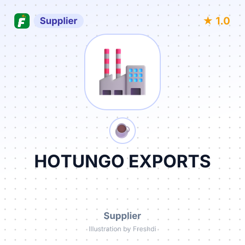 HOTUNGO EXPORTS – summary card, no photo uploaded yet