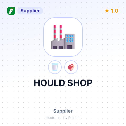HOULD SHOP – summary card, no photo uploaded yet
