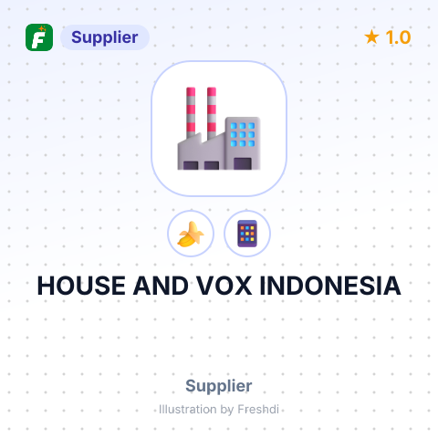 HOUSE AND VOX INDONESIA – summary card, no photo uploaded yet
